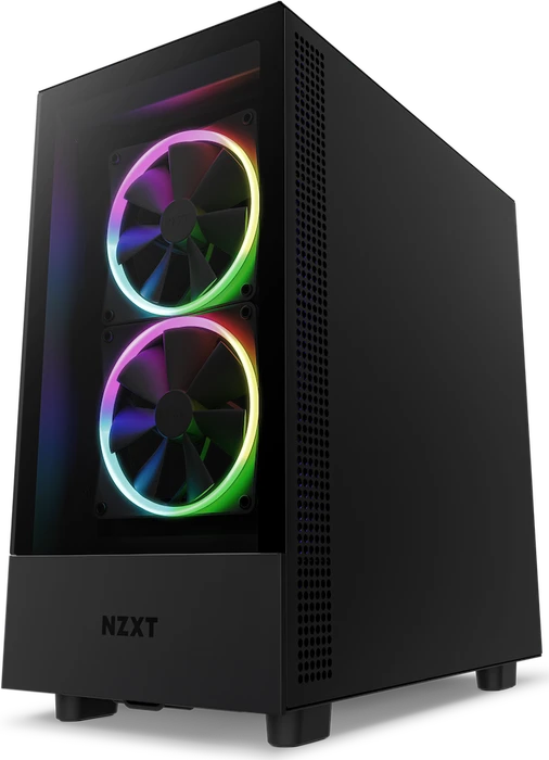 NZXT H5 Elite, schwarz, Glasfenster