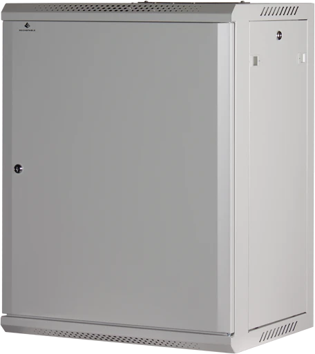 Rockstable 19" Wandschrank 15HE, Stahltür, IP2X, weiß, 440mm tief