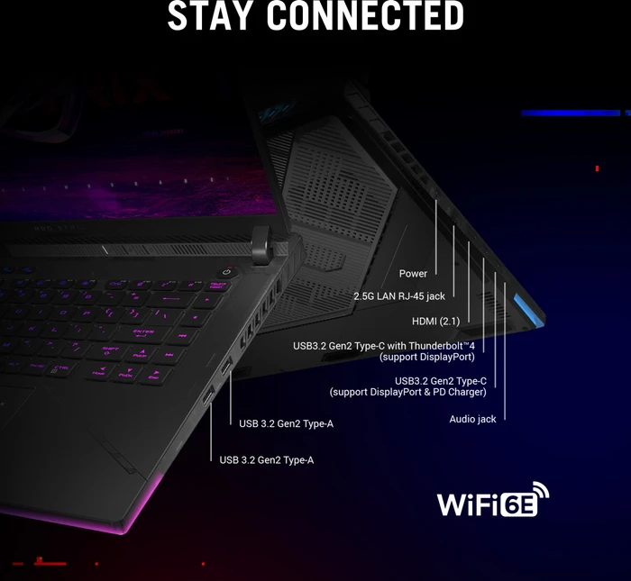 ASUS ROG Strix Scar 16 (2023) G634JZ-NM045W, Off Black, Core i9-13980HX, 64GB RAM, 4TB SSD, GeForce RTX 4080, DE