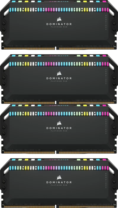 Corsair Dominator Platinum RGB schwarz UDIMM 64GB Kit, DDR5-6200, CL32-38-38-80