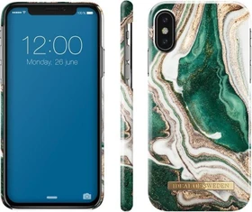 iDeal of Sweden Fashion Case für Apple iPhone XS Golden Jade Marble