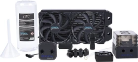 Alphacool Eissturm Hurricane Copper 45 2x140mm Komplettset