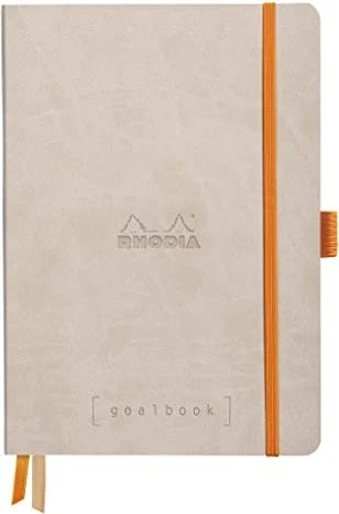 Rhodia Boutique goalbook, A5, kariert, Softcover, beige, 120 Blatt
