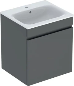 Geberit Renova Plan Set Möbelwaschtisch/Unterschrank 55cm, lava/KeraTect