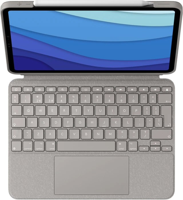 Logitech Combo Touch für iPad Pro 11", Sand, DE