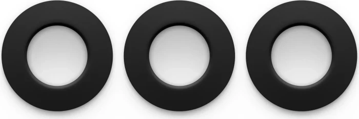 Philips Hue White and Color Ambiance Slim Einbauleuchte 90mm schwarz, 3 Stück