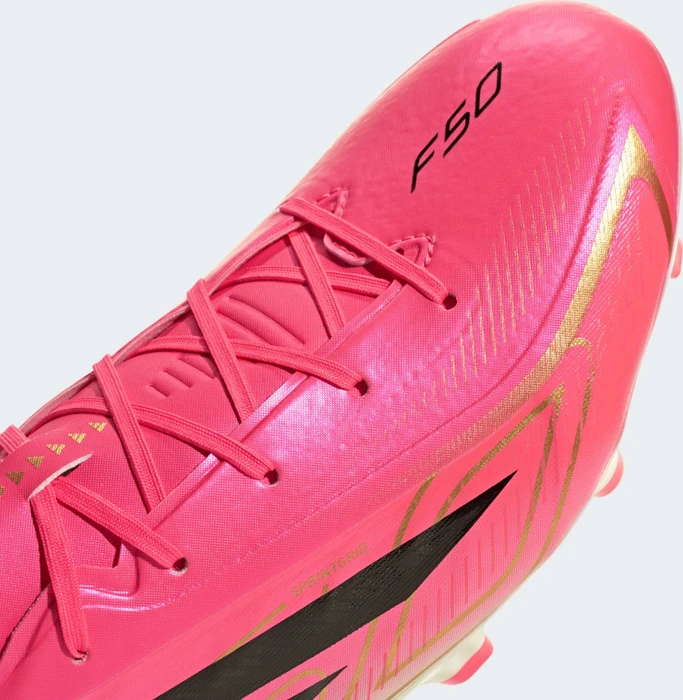 adidas F50 Hyperfast League FG solar turbo/core black/gold metallic