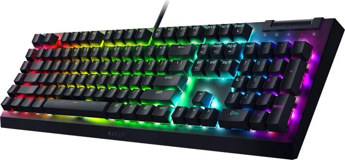 Razer BlackWidow V4 X, Razer GREEN Clicky Gen-3, USB, ND