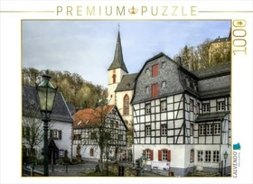 Calvendo Blick auf das Rathaus und Kirche in Blankenheim