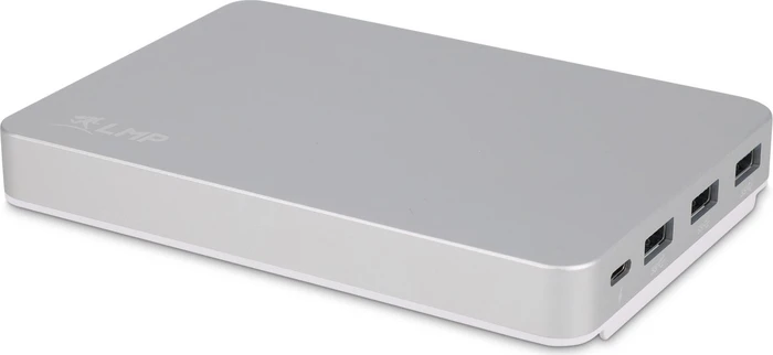 LMP USB-C DuoDock, 9-Port, 2x USB-C 3.0 [Buchse], silber