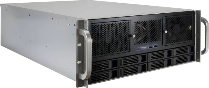 Inter-Tech IPC 4U-4408L, schwarz, 4HE, ATX
