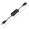 USB-A Adapterkabel mit Schalter, USB 2.0, 30cm (verschiedene Markenbezeichnungen) Vorschaubild