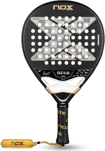 NOX AT10 Luxury Genius Attack 18K Alum by Agustín Tapia Modell 2026 Padel-Tennisschläger