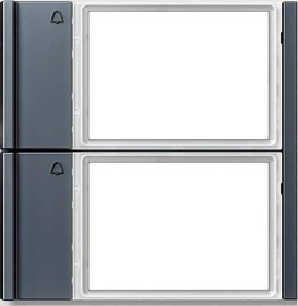 Siedle TM 700-2-0 AG Ruftasten für Vario Türsprechanlage, 2 Teilnehmer, anthrazit
