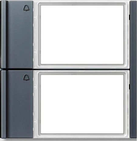 Siedle TM 700-2-0 AG Ruftasten für Vario Türsprechanlage, 2 Teilnehmer, anthrazit