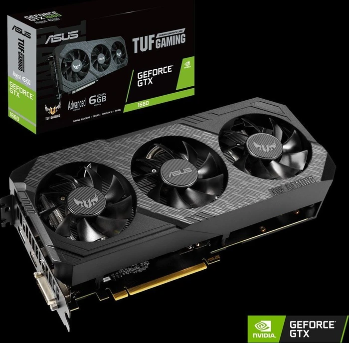 ASUS TUF Gaming X3 GeForce GTX 1660 Advanced, TUF3-GTX1660-A6G-GAMING, 6GB GDDR5, DVI, HDMI, DP