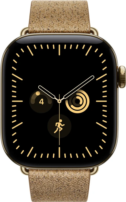 Apple Armband mit moderner Schließe Medium für Apple Watch 42mm kamelbraun