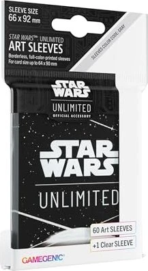Gamegenic Star Wars: Unlimited - Art Sleeves Card Back White, 60 Stück