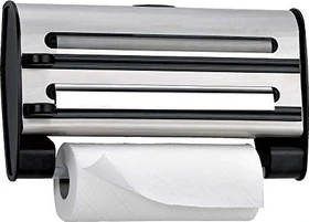 Emsa Contura 3-fach Schneidabroller Folienschneider edelstahl/schwarz