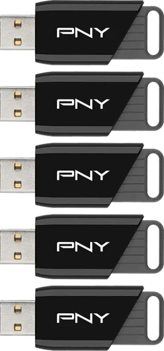 PNY Attaché X 32GB, USB-A, USB 3.2 Gen 1×1, 5er-Pack
