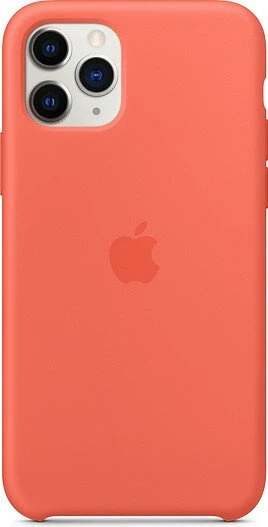 Apple Silikon Case für iPhone 11 Pro Clementine