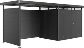 Biohort Seitenwand für HighLine H4 Seitendach dunkelgrau-metallic