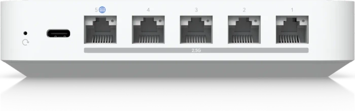 Ubiquiti Cloud Gateway Max 2.5G Smart Router, 5x RJ-45, 512GB SSD