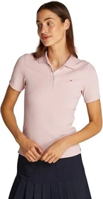 Tommy Hilfiger 1985 Slim Fit Poloshirt kurzarm foggy pink (Damen)