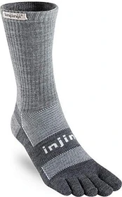 Injinji Outdoor Midweight Crew NuWool Socken charcoal