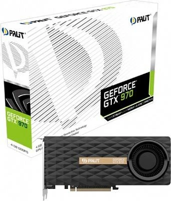 Palit GeForce GTX 970, 4GB GDDR5, DVI, Mini HDMI, 3x mDP