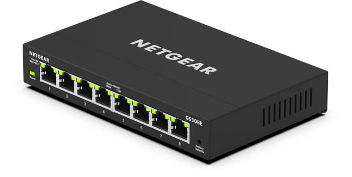 Netgear SOHO GS300 Desktop Gigabit Smart Switch, 8x RJ-45