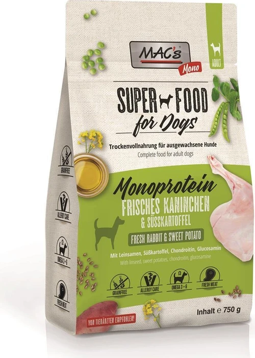 MAC's Dog Mono Kaninchen und Kartoffeln, 750g