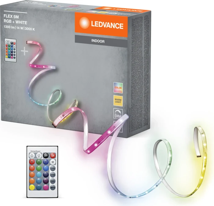 Osram Ledvance Indoor Flex RGB + RC LED-Streifen 14W 5m
