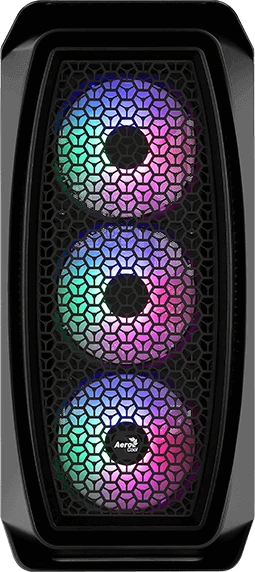 AeroCool Aero One Mini Frost, schwarz, Glasfenster