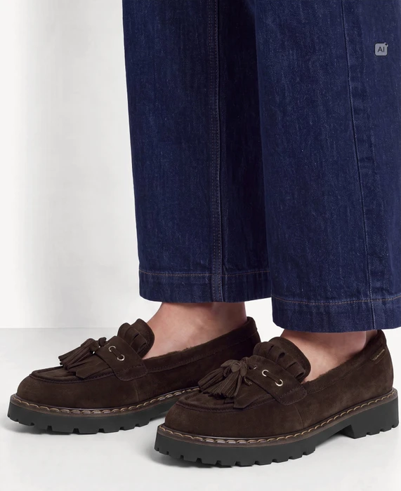 Tamaris Lederslipper 24716 mocca (Damen)