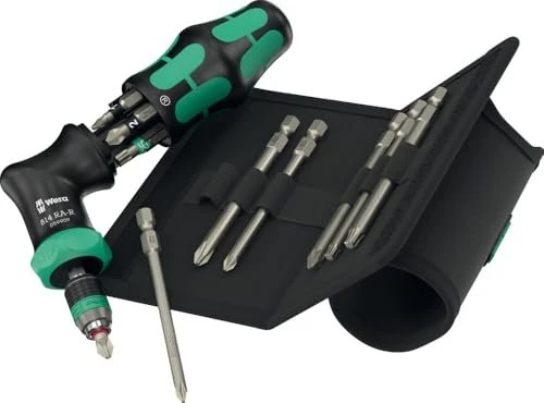 Wera Kraftform Kompakt Pistol RA-R 2 Bitset inkl. Tasche, 13-tlg.
