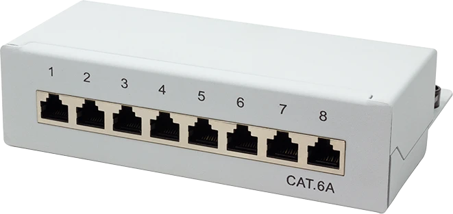 LogiLink Desktop Patchpanel Cat6a 8-Port