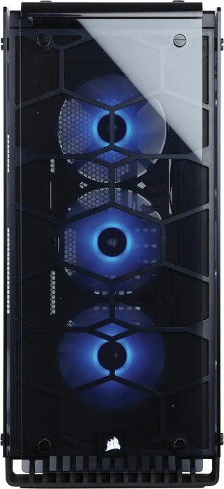 Corsair Crystal Series 570X RGB, schwarz, Glasfenster