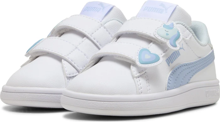 Puma Smash 3.0 Badges puma white/haute tropic (Junior)