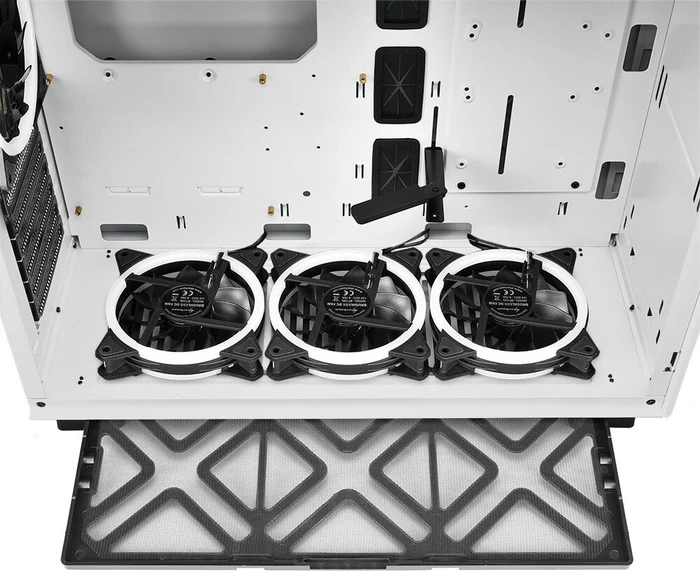 Sharkoon Pure Steel RGB White, Glasfenster