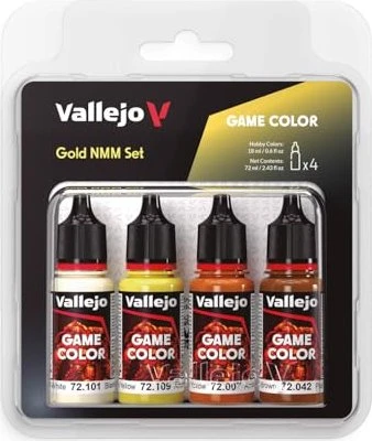Vallejo Game Color Gold NMM Set Farbset, 4-tlg.