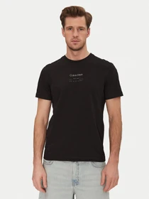 Calvin Klein Logo T-Shirt kurzarm ck black (Herren)