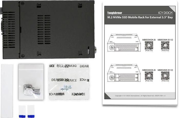 Icy Dock ToughArmor MB833MK-B V2