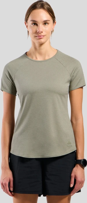 Odlo Active 365 Funktionsshirt kurzarm vetiver melange (Damen)