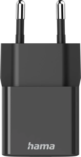 Hama Schnellladegerät USB-C PD/Qualcomm Mini-Ladegerät 25W schwarz