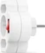 Hama Adapterstecker mit Schalter, 3-fach, 1x Schuko, 2x Euro, weiß Vorschaubild