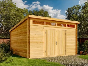 Alpholz Gartenhaus Maria-Viva28 449x427cm imprägniert natur