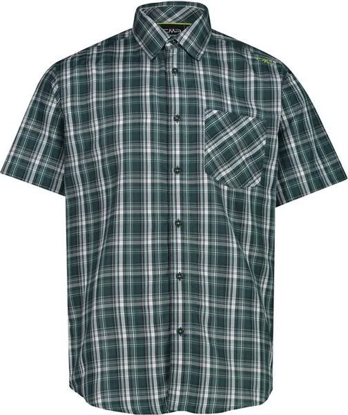 CMP Karomuster Hemd kurzarm alpine/lichen/b.co (Herren)