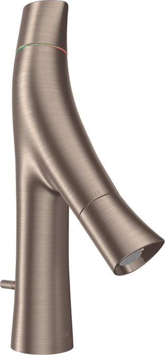 Hansgrohe Axor Starck Organic 80 Waschbeckenarmatur mit Ablauffernbedienung brushed nickel