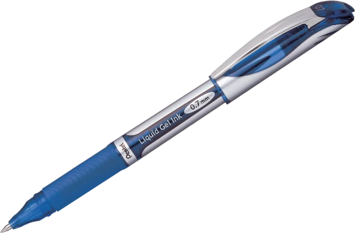 Pentel EnerGel BL57 Gelroller blau/silber